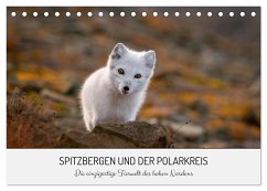 Spitzbergen und der Polarkreis (Tischkalender 2024 DIN A5 quer), CALVENDO Monatskalender - Lerch, David