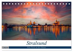 Stralsund, Eine Perle an der Ostsee (Tischkalender 2024 DIN A5 quer), CALVENDO Monatskalender