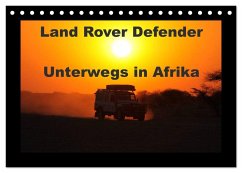 Land Rover Defender - Unterwegs in Afrika (Tischkalender 2024 DIN A5 quer), CALVENDO Monatskalender