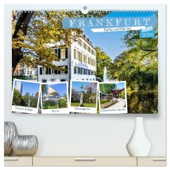 Frankfurt - Parks und Gärten (hochwertiger Premium Wandkalender 2024 DIN A2 quer), Kunstdruck in Hochglanz