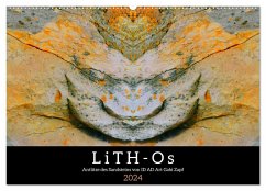 LiTH-Os Antlitze des Sandsteins von ID AD Art Gabi Zapf (Wandkalender 2024 DIN A2 quer), CALVENDO Monatskalender