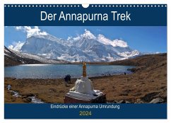 Der Annapurna Trek (Wandkalender 2024 DIN A3 quer), CALVENDO Monatskalender - Hennighaußen, Andreas