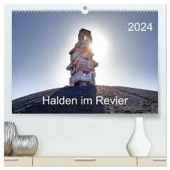 Halden im Revier (hochwertiger Premium Wandkalender 2024 DIN A2 quer), Kunstdruck in Hochglanz - Linden, Fabian
