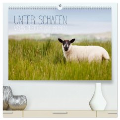 Unter Schafen - Wegbegleiter auf Reisen (hochwertiger Premium Wandkalender 2024 DIN A2 quer), Kunstdruck in Hochglanz