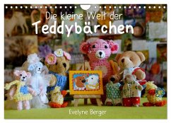 Die kleine Welt der Teddybärchen (Wandkalender 2024 DIN A4 quer), CALVENDO Monatskalender - Berger, Evelyne