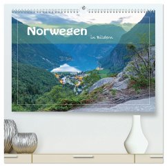 Norwegen in Bildern (hochwertiger Premium Wandkalender 2024 DIN A2 quer), Kunstdruck in Hochglanz