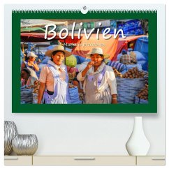 Bolivien - Marktimpressionen (hochwertiger Premium Wandkalender 2024 DIN A2 quer), Kunstdruck in Hochglanz