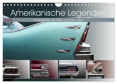 Amerikanische Legenden - Autoklassiker der 50er und 60er Jahre (Wandkalender 2024 DIN A4 quer), CALVENDO Monatskalender