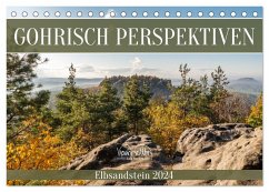 Gohrisch Perspektiven - Elbsandstein (Tischkalender 2024 DIN A5 quer), CALVENDO Monatskalender