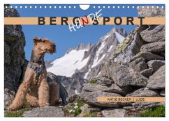 Berg-Hunde-Sport (Wandkalender 2024 DIN A4 quer), CALVENDO Monatskalender