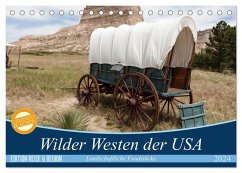 Wilder Westen USA (Tischkalender 2024 DIN A5 quer), CALVENDO Monatskalender - Leitz, Patrick