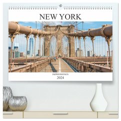 New York ¿ Impressionen (hochwertiger Premium Wandkalender 2024 DIN A2 quer), Kunstdruck in Hochglanz