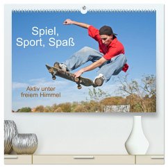 Spiel, Sport, Spaß Aktiv unter freiem Himmel (hochwertiger Premium Wandkalender 2024 DIN A2 quer), Kunstdruck in Hochglanz