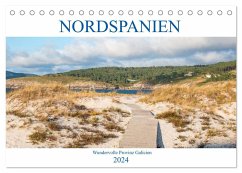 Nordspanien - Wundervolle Provinz Galicien (Tischkalender 2024 DIN A5 quer), CALVENDO Monatskalender