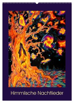 Himmlische Nachtlieder (Wandkalender 2024 DIN A2 hoch), CALVENDO Monatskalender