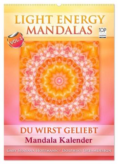 Light Energy Mandalas - Kalender - Vol. 1 (Wandkalender 2024 DIN A2 hoch), CALVENDO Monatskalender - Shayana Hoffmann, Gaby