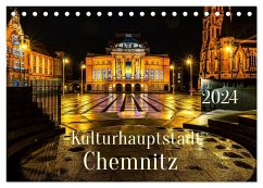Kulturhauptstadt Chemnitz (Tischkalender 2024 DIN A5 quer), CALVENDO Monatskalender