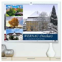 Wernau (Neckar), eine sympathische Stadt im Fokus (hochwertiger Premium Wandkalender 2024 DIN A2 quer), Kunstdruck in Hochglanz