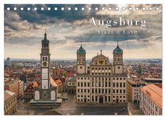 Augsburg - Stadt und Land (Tischkalender 2024 DIN A5 quer), CALVENDO Monatskalender