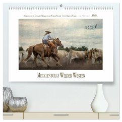 Mecklenburgs Wilder Westen (hochwertiger Premium Wandkalender 2024 DIN A2 quer), Kunstdruck in Hochglanz