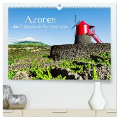 Azoren - das Triangulo der Zentralgruppe (hochwertiger Premium Wandkalender 2024 DIN A2 quer), Kunstdruck in Hochglanz
