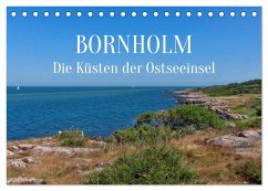 Bornholm - die Küsten der Ostseeinsel (Tischkalender 2024 DIN A5 quer), CALVENDO Monatskalender - Nullmeyer, Lars