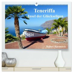 Teneriffa - Insel der Glückseligen (hochwertiger Premium Wandkalender 2024 DIN A2 quer), Kunstdruck in Hochglanz