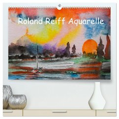 Roland Reiff Aquarelle (hochwertiger Premium Wandkalender 2024 DIN A2 quer), Kunstdruck in Hochglanz