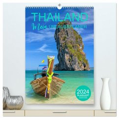THAILAND - Mein Urlaubsplaner (hochwertiger Premium Wandkalender 2024 DIN A2 hoch), Kunstdruck in Hochglanz