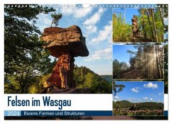 Felsen im Wasgau (Wandkalender 2024 DIN A3 quer), CALVENDO Monatskalender - Jordan, Andreas