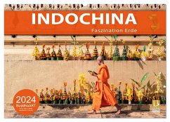 INDOCHINA - Faszination Erde (Wandkalender 2024 DIN A2 quer), CALVENDO Monatskalender
