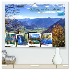 Golling an der Salzach (hochwertiger Premium Wandkalender 2024 DIN A2 quer), Kunstdruck in Hochglanz