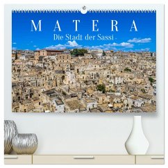 Matera - Die Stadt der Sassi (hochwertiger Premium Wandkalender 2024 DIN A2 quer), Kunstdruck in Hochglanz - Meyer, Dieter