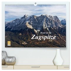 Rund um die Zugspitze (hochwertiger Premium Wandkalender 2024 DIN A2 quer), Kunstdruck in Hochglanz - Vonzin, Andreas