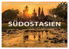 Südostasien - Thailand, Vietnam, Kambodscha, Myanmar, Laos (Tischkalender 2024 DIN A5 quer), CALVENDO Monatskalender