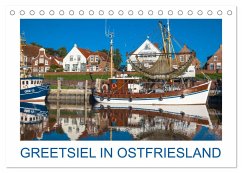 Greetsiel in Ostfriesland (Tischkalender 2024 DIN A5 quer), CALVENDO Monatskalender - Scherf, Dietmar