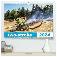 two stroke (hochwertiger Premium Wandkalender 2024 DIN A2 quer), Kunstdruck in Hochglanz