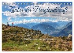 Zauber der Berglandschaft (Tischkalender 2024 DIN A5 quer), CALVENDO Monatskalender