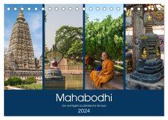 Mahabodhi ¿ Der wichtigste buddhistische Tempel (Tischkalender 2024 DIN A5 quer), CALVENDO Monatskalender