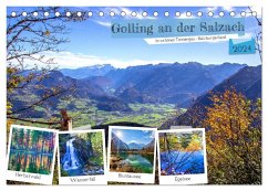 Golling an der Salzach (Tischkalender 2024 DIN A5 quer), CALVENDO Monatskalender