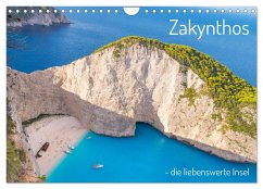 Zakynthos - die liebenswerte Insel (Wandkalender 2024 DIN A4 quer), CALVENDO Monatskalender