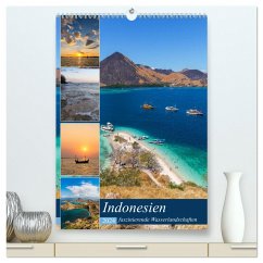 Indonesien - faszinierende Wasserlandschaften (hochwertiger Premium Wandkalender 2024 DIN A2 hoch), Kunstdruck in Hochglanz