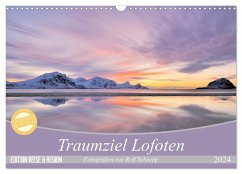 Traumziel Lofoten (Wandkalender 2024 DIN A3 quer), CALVENDO Monatskalender