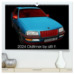 2024 Oldtimer by aRi F. (hochwertiger Premium Wandkalender 2024 DIN A2 quer), Kunstdruck in Hochglanz - F,, aRi