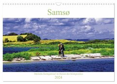 Samsø ¿ Dänische Kattegatinsel im Herzen des Königreiches (Wandkalender 2024 DIN A3 quer), CALVENDO Monatskalender - Benning, Kristen