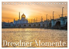 Dresdner Momente (Tischkalender 2024 DIN A5 quer), CALVENDO Monatskalender
