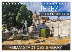 Jerez de la Frontera - Heimatstadt des Sherry (Tischkalender 2024 DIN A5 quer), CALVENDO Monatskalender - Thoermer, Val