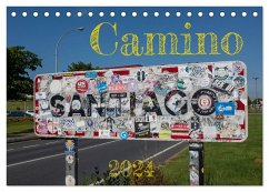 Camino 2024 (Tischkalender 2024 DIN A5 quer), CALVENDO Monatskalender