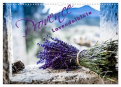 Provence - Lavendelblüte (Wandkalender 2024 DIN A3 quer), CALVENDO Monatskalender