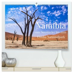 Namibia - Vom Sossusvlei bis zum Etosha Nationalpark (hochwertiger Premium Wandkalender 2024 DIN A2 quer), Kunstdruck in Hochglanz